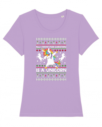 All I Want For Christmas Is A Unicorn Lavender Dawn