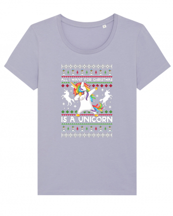 All I Want For Christmas Is A Unicorn Lavender