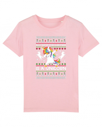 All I Want For Christmas Is A Unicorn Cotton Pink