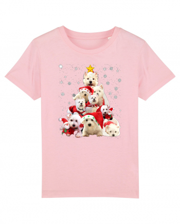 Bishon Christmas Tree Cotton Pink