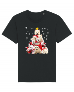 Bishon Christmas Tree Tricou mânecă scurtă Unisex Rocker