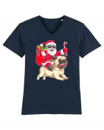 Bulldogsanta Tricou mânecă scurtă guler V Bărbat Presenter