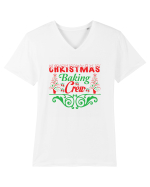 Christmas Baking Crew Tricou mânecă scurtă guler V Bărbat Presenter