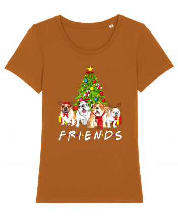 Christmas Bulldog Friends Roasted Orange