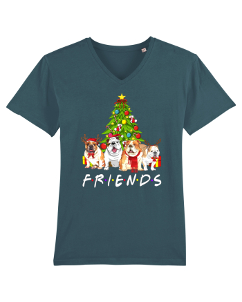 Christmas Bulldog Friends Stargazer