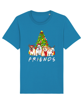 Christmas Bulldog Friends Azur