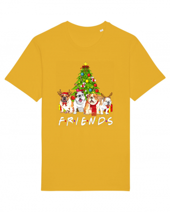 Christmas Bulldog Friends Spectra Yellow