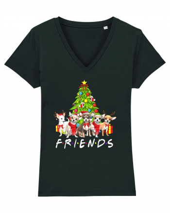 Christmas Chihuahua Friends Black