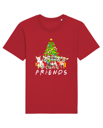Christmas Chihuahua Friends Red