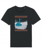 Christmas Fishing Time Tricou mânecă scurtă Unisex Rocker