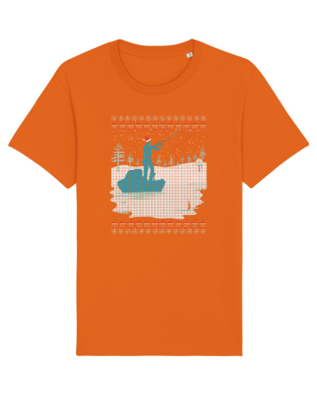 Christmas Fishing Time Bright Orange