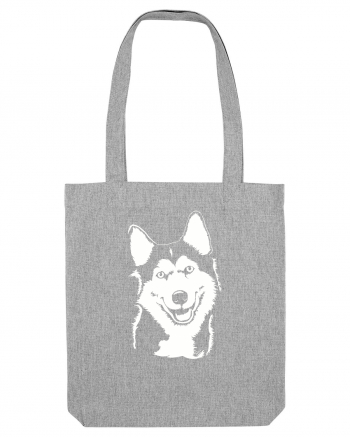 Happy husky Heather Grey