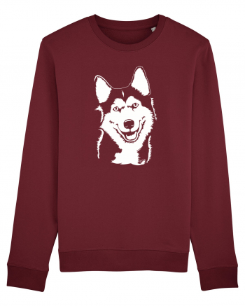 Happy husky Burgundy