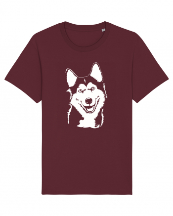 Happy husky Burgundy