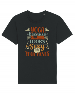 Why Yoga? Tricou mânecă scurtă Unisex Rocker