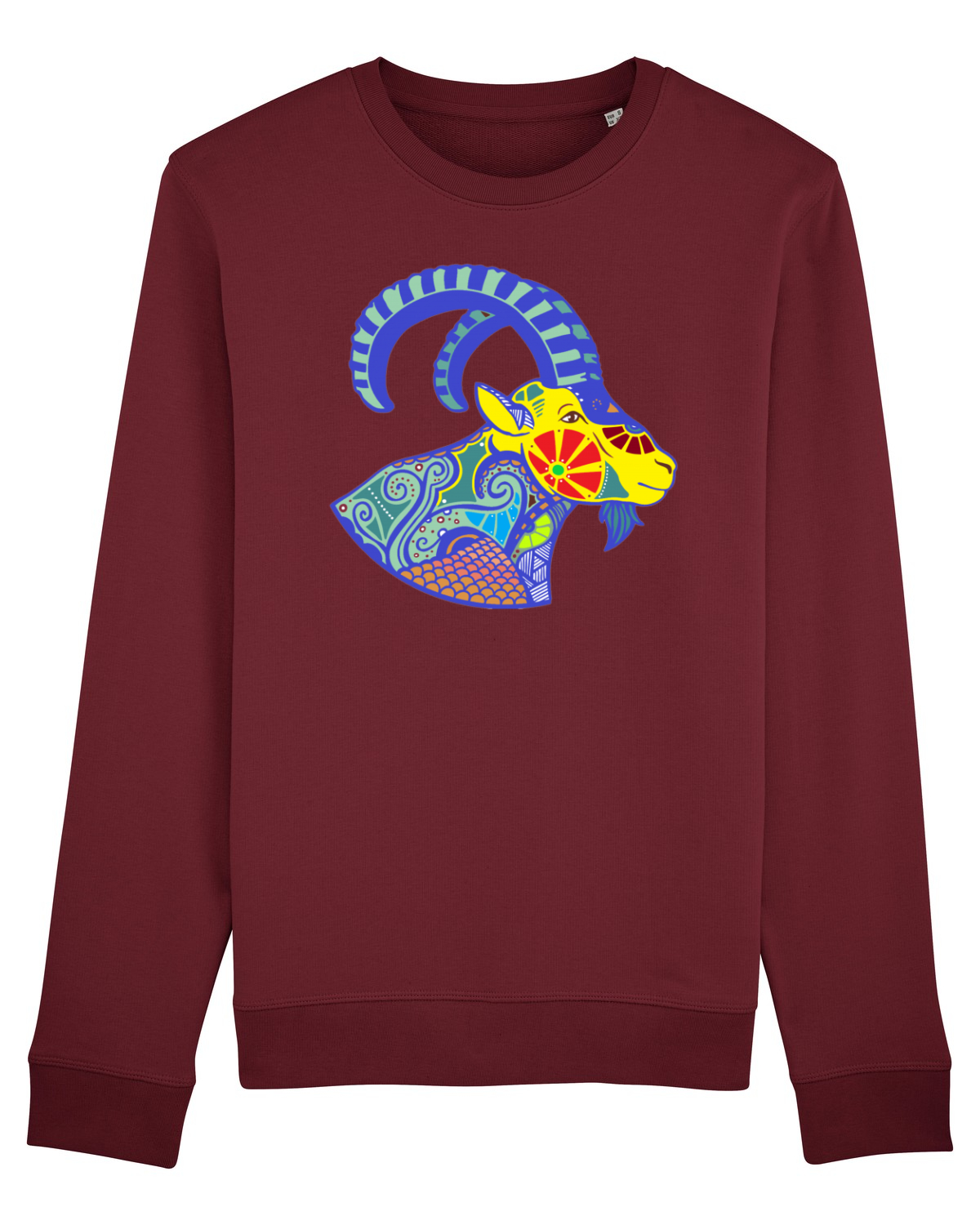 Bluză mânecă lungă Unisex Rise Burgundy