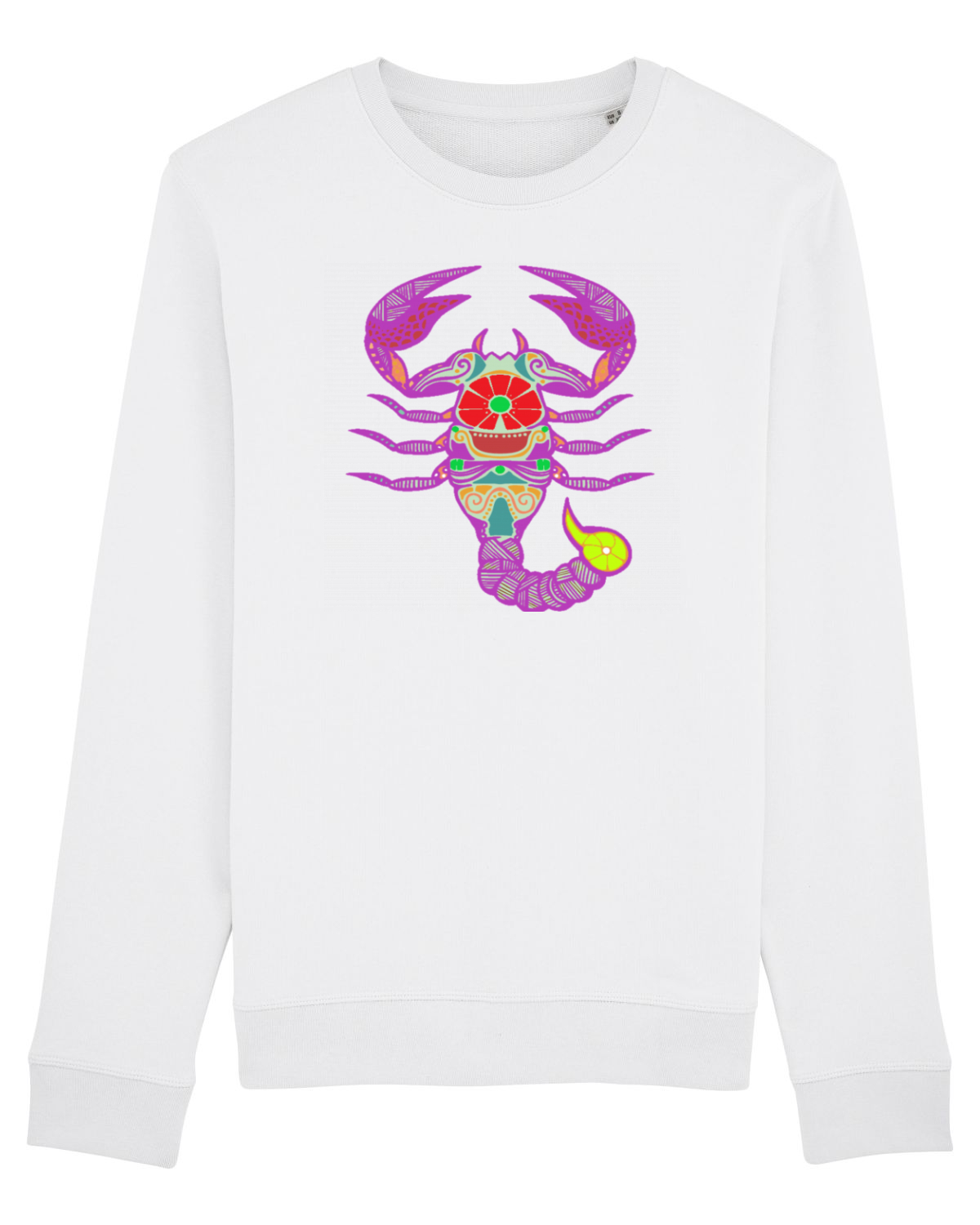 Bluză mânecă lungă Unisex Rise White