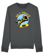 NU E PANICA, MAN! yellow Bluză mânecă lungă Unisex Rise