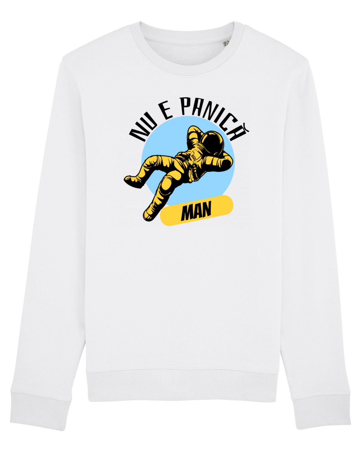 Bluză mânecă lungă Unisex Rise White