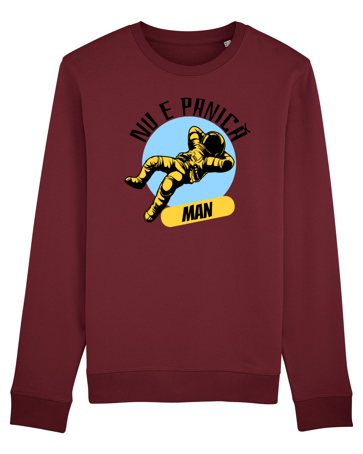 Bluză mânecă lungă Unisex Rise Burgundy