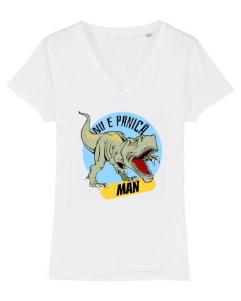 NU E PANICA, MAN! - dinozaur White