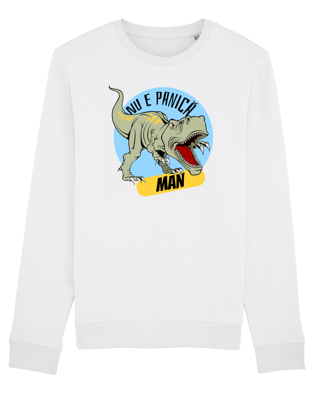 Bluză mânecă lungă Unisex Rise White