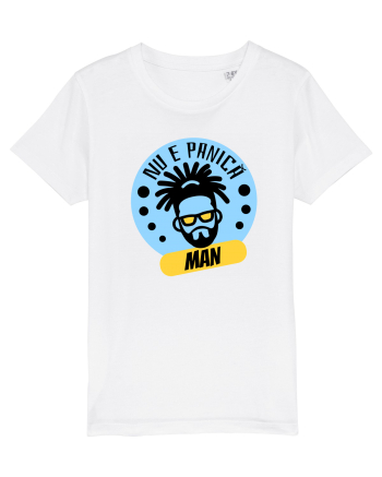 NU E PANICA, MAN! - Rasta Reggae Man White