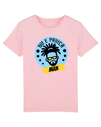 NU E PANICA, MAN! - Rasta Reggae Man Cotton Pink