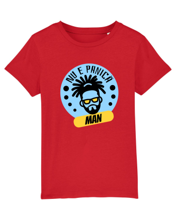NU E PANICA, MAN! - Rasta Reggae Man Red
