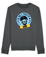 NU E PANICA, MAN! - Rasta Reggae Man Bluză mânecă lungă Unisex Rise