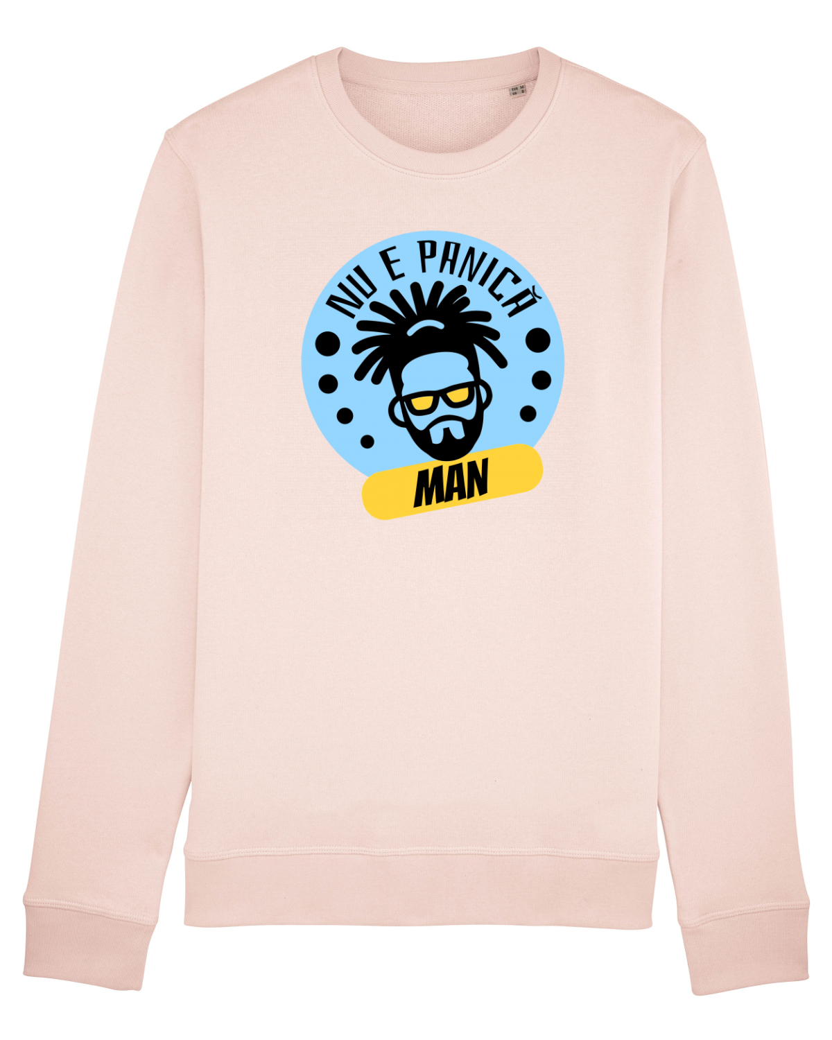 Bluză mânecă lungă Unisex Rise Candy Pink