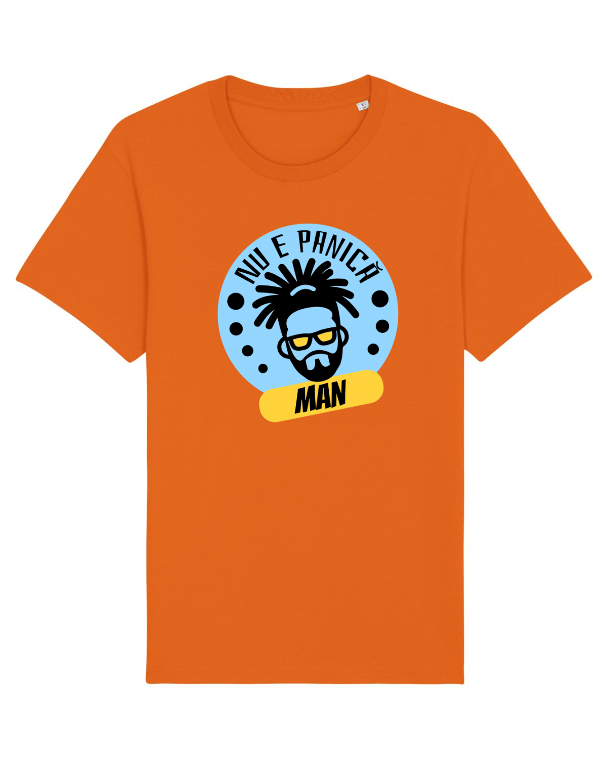 Tricou mânecă scurtă Unisex Rocker Bright Orange