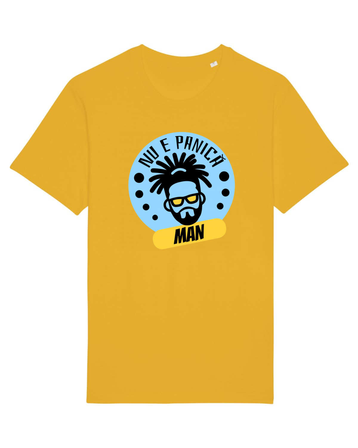 Tricou mânecă scurtă Unisex Rocker Spectra Yellow