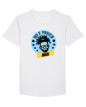 NU E PANICA, MAN! - Rasta Reggae Man White