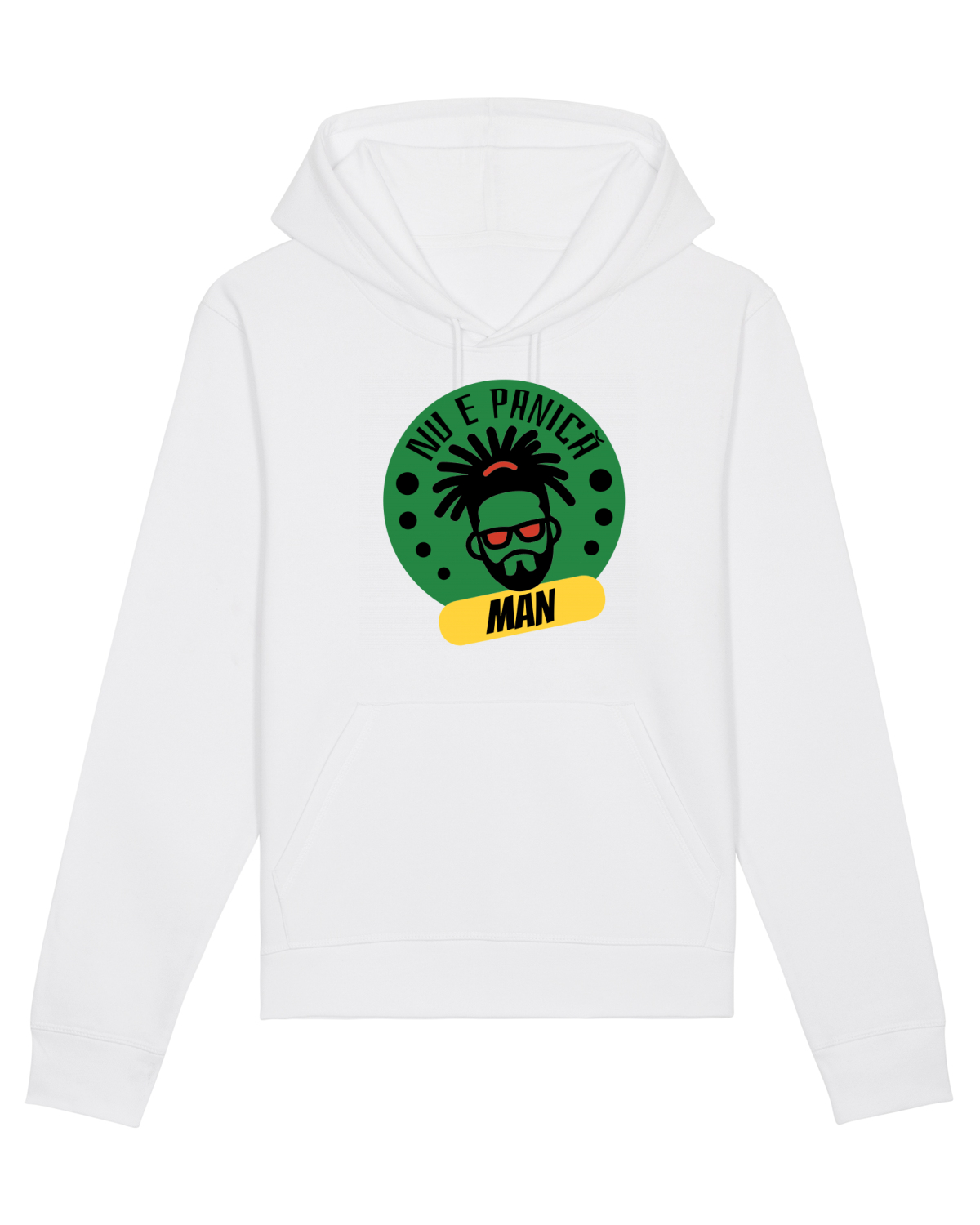 Hanorac Unisex Drummer White