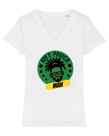 NU E PANICA, MAN! - Rasta Reggae Man 2 White
