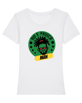 NU E PANICA, MAN! - Rasta Reggae Man 2 White