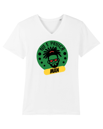 NU E PANICA, MAN! - Rasta Reggae Man 2 White