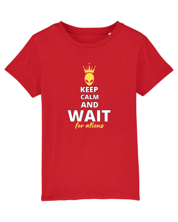 KEEP CALM AND WAIT FOR ALIENS Red