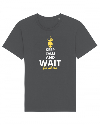 KEEP CALM AND WAIT FOR ALIENS Anthracite