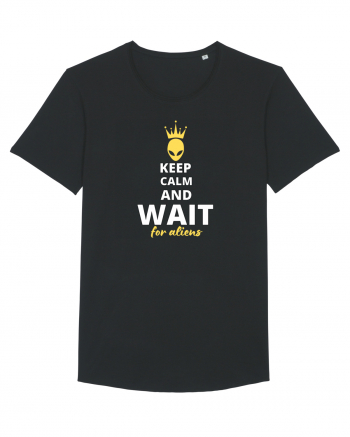 KEEP CALM AND WAIT FOR ALIENS Black