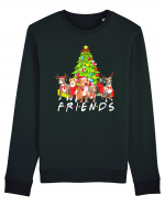 Christmas Pitbull Friends Bluză mânecă lungă Unisex Rise