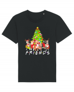 Christmas Pitbull Friends Tricou mânecă scurtă Unisex Rocker