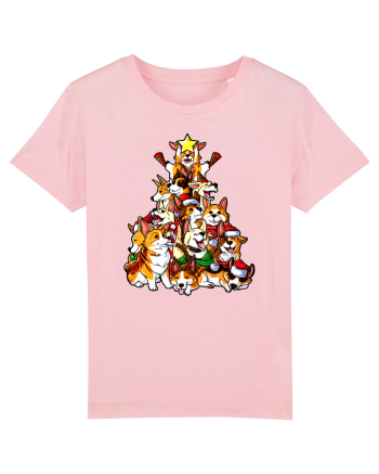 Corgi Christams Tree Cotton Pink