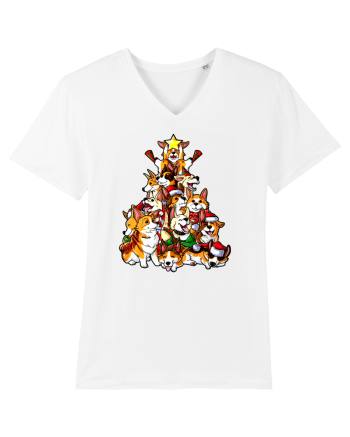 Corgi Christams Tree White