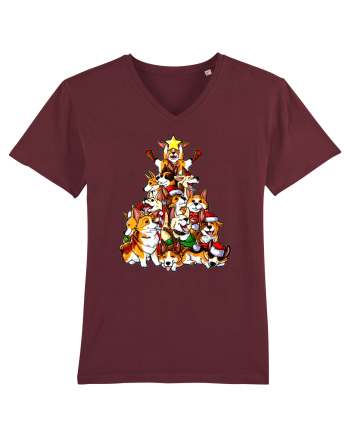 Corgi Christams Tree Burgundy