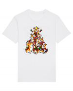 Corgi Christams Tree Tricou mânecă scurtă Unisex Rocker