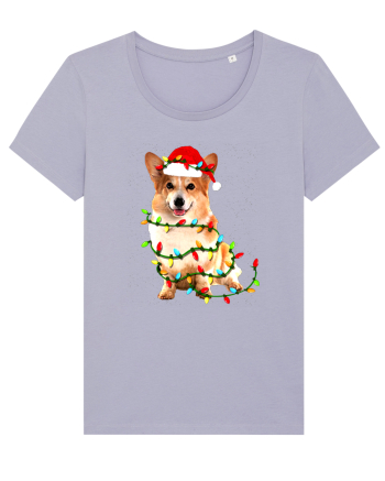 Corgi Christmas Light Lavender
