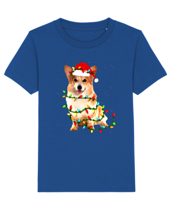 Corgi Christmas Light Majorelle Blue