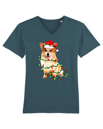 Corgi Christmas Light Stargazer
